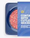 Container with Cutlets Mockup