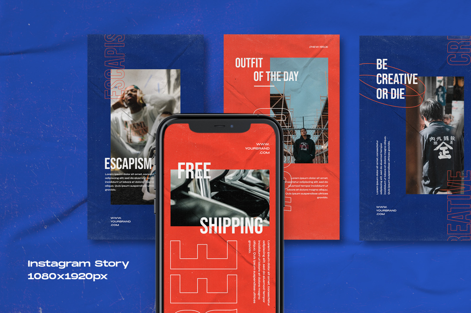 Escapism - Instagram Stories & Post Template Escapism - Instagram Stories & Post Template