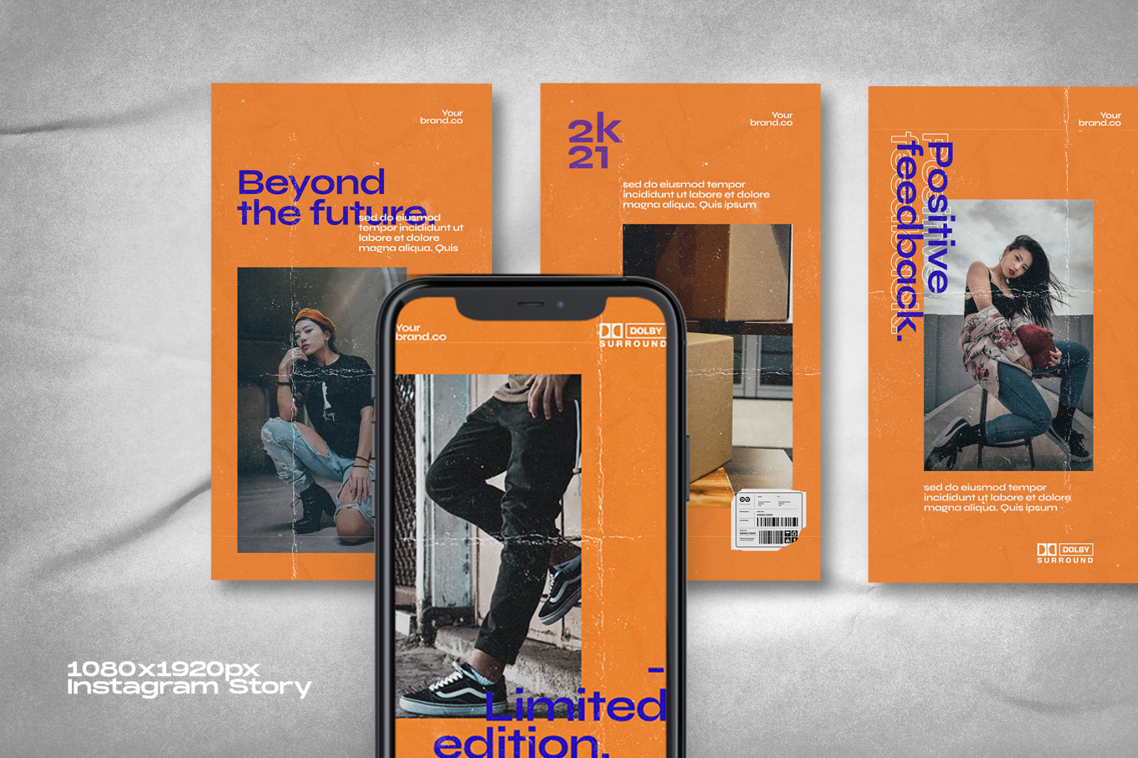 Optimism - Instagram Stories & Post Template Optimism - Instagram Stories & Post Template