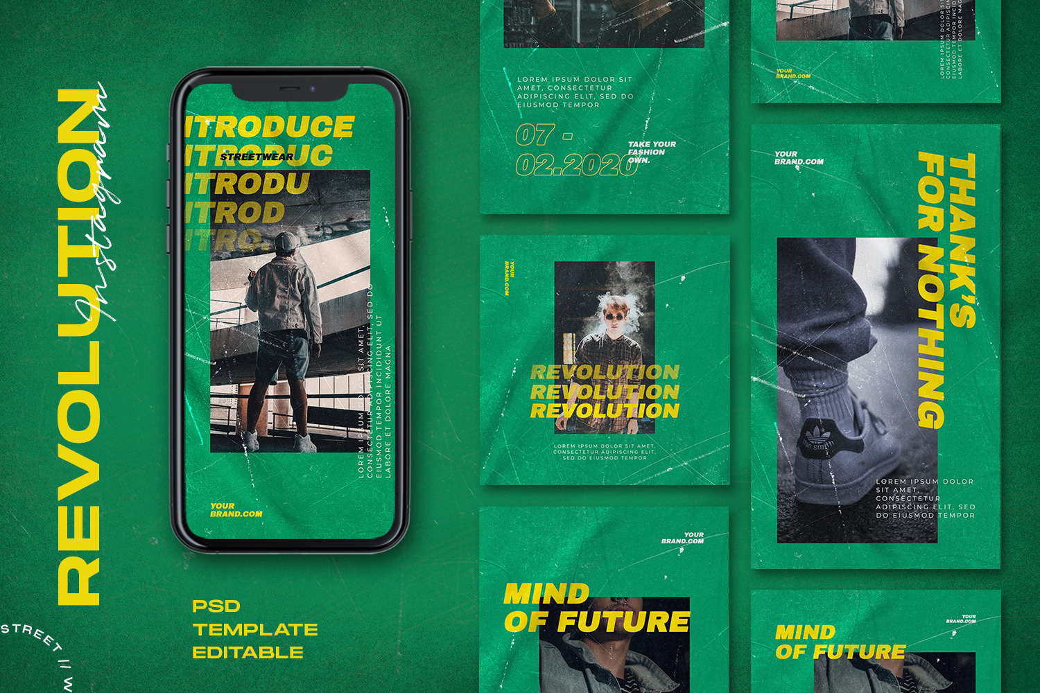 Revolution - Instagram Stories & Post Template Revolution - Instagram Stories & Post Template