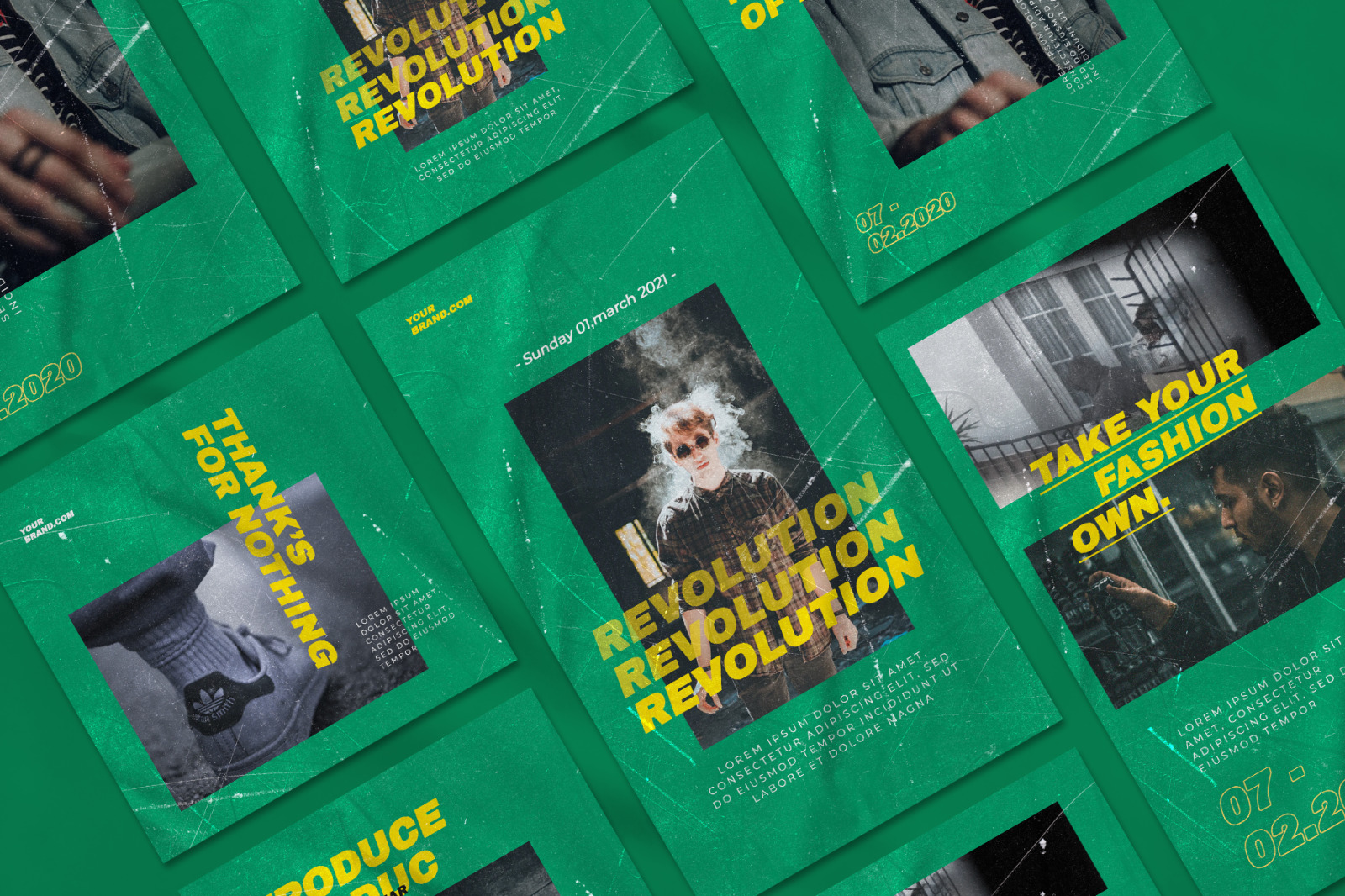 Revolution - Instagram Stories & Post Template Revolution - Instagram Stories & Post Template