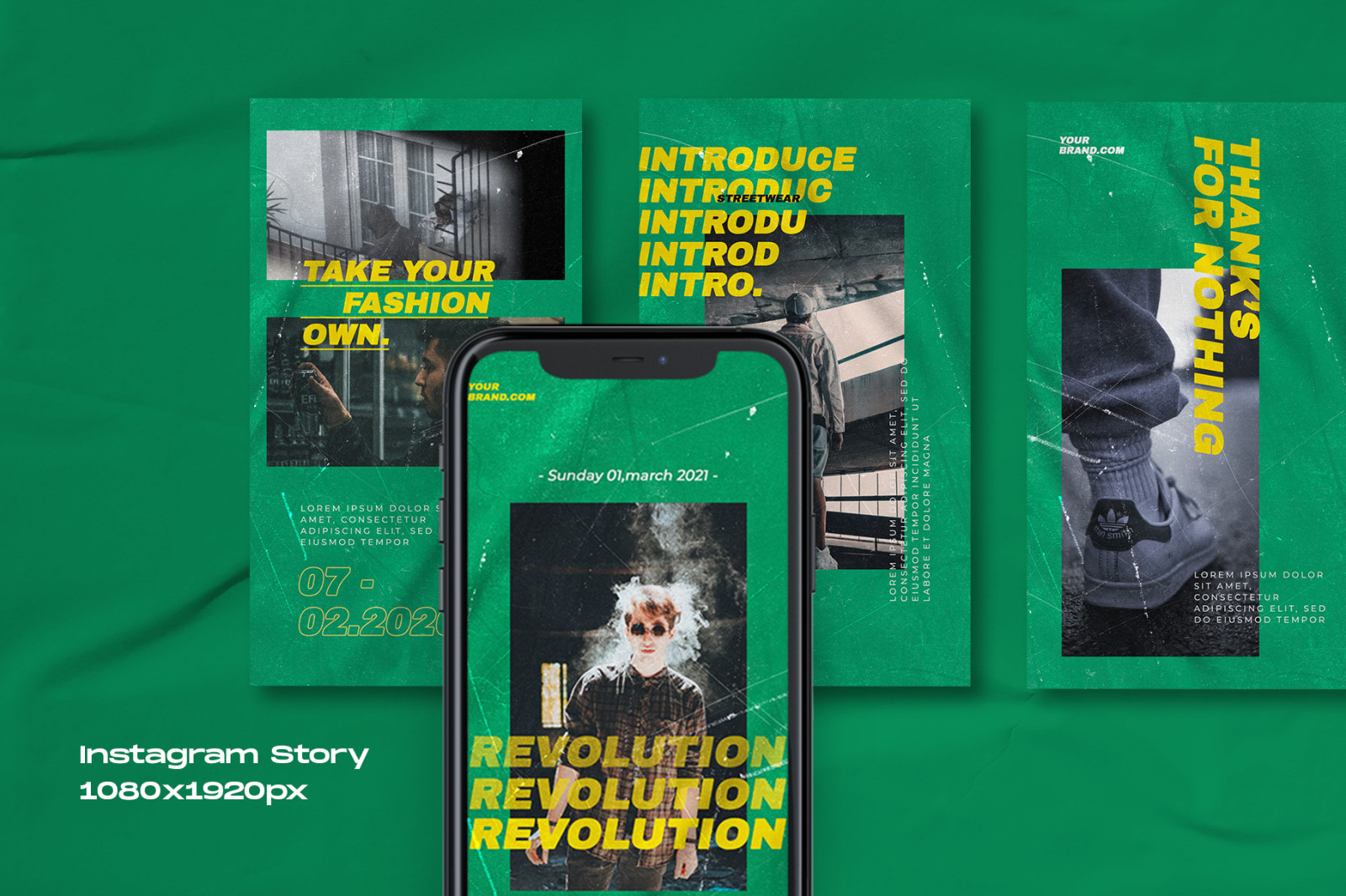 Revolution - Instagram Stories & Post Template Revolution - Instagram Stories & Post Template