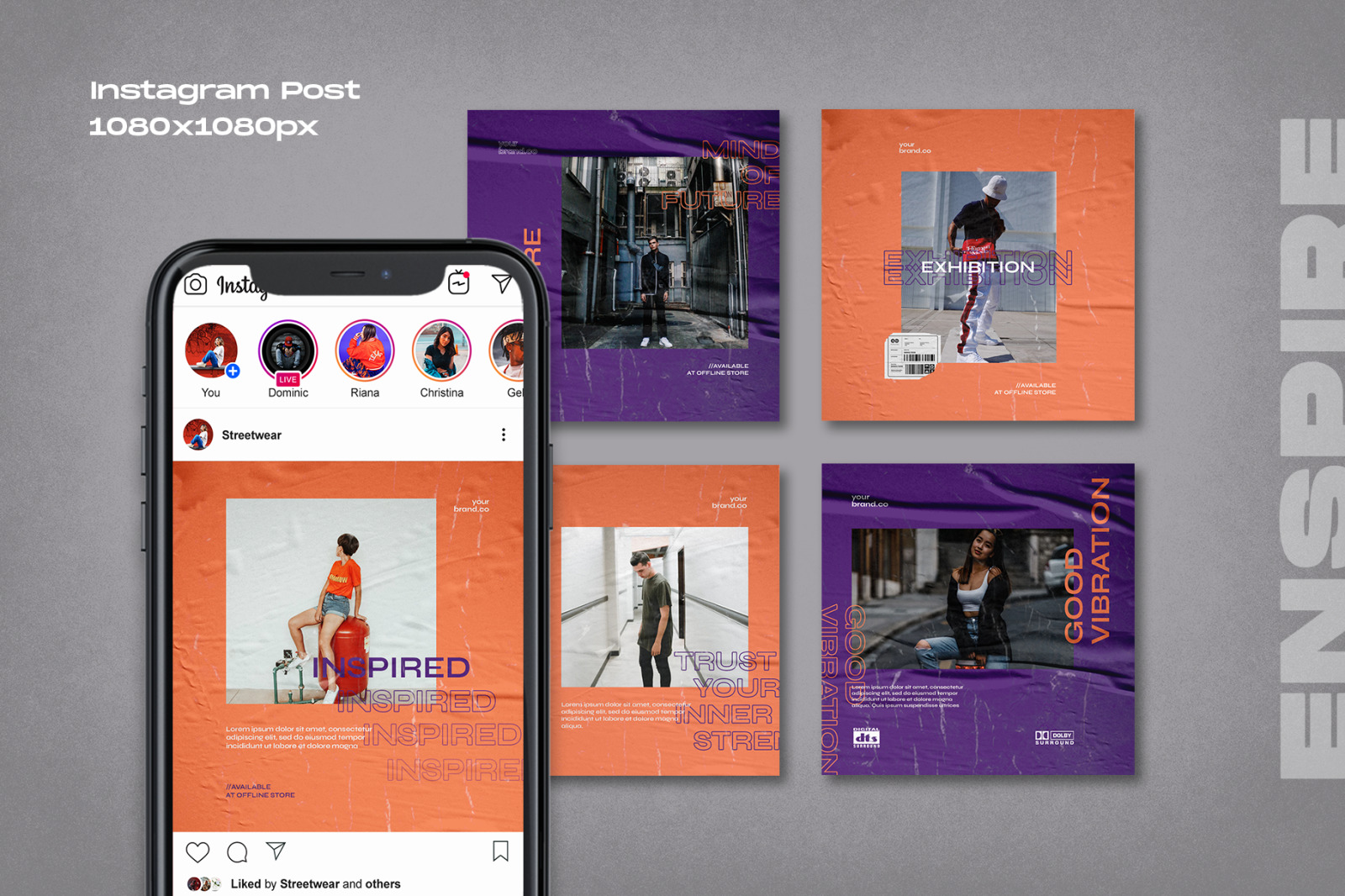 Enspire - Instagram Stories & Post Template Enspire - Instagram Stories & Post Template