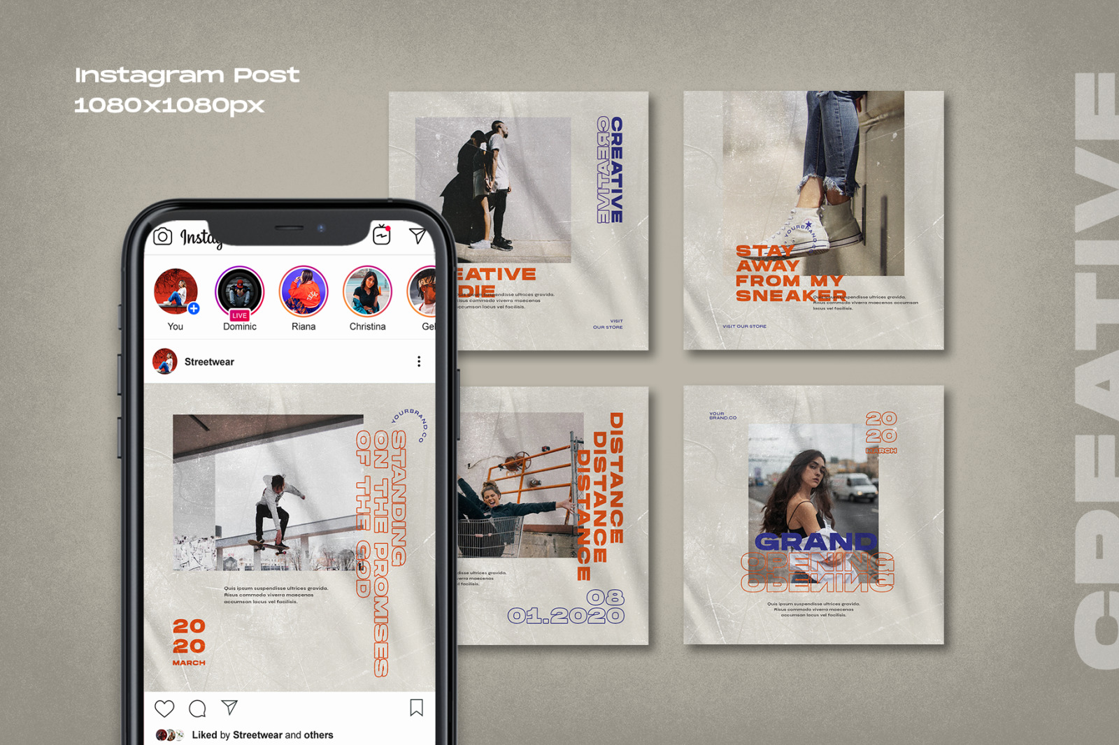 Creaxy - Instagram Stories & Post Template Creaxy - Instagram Stories & Post Template