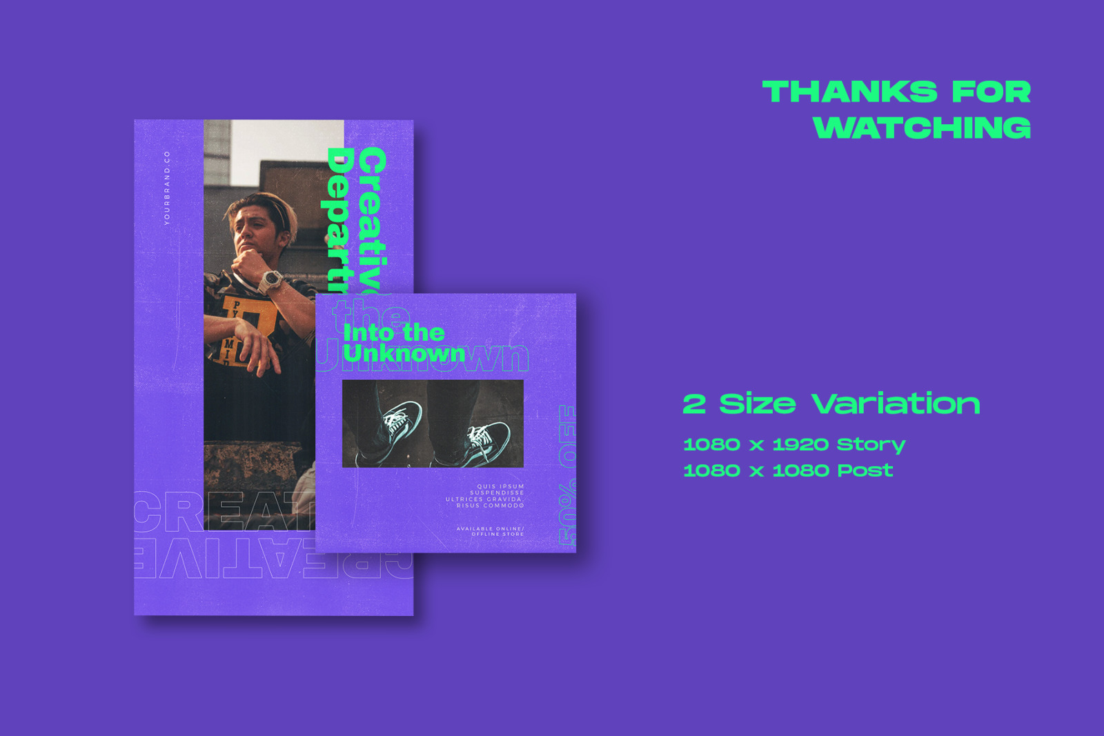 Frozzy - Instagram Stories & Post Template Frozzy - Instagram Stories & Post Template