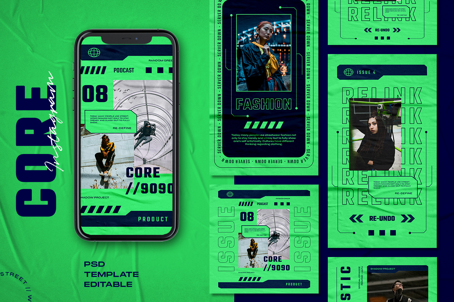 Core - Instagram Stories & Post Template Core - Instagram Stories & Post Template