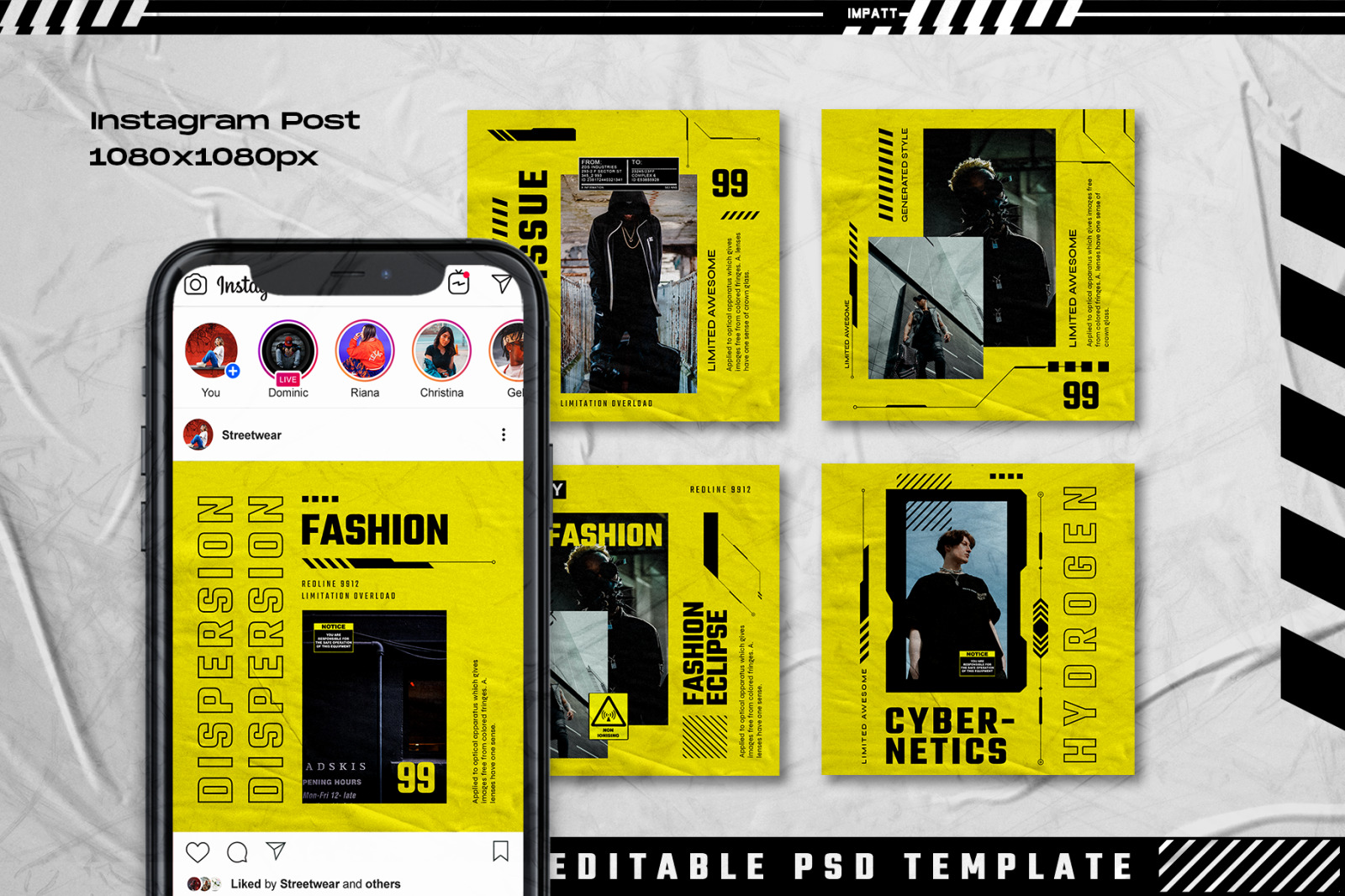 Microscope - Instagram Stories & Post Template Microscope - Instagram Stories & Post Template