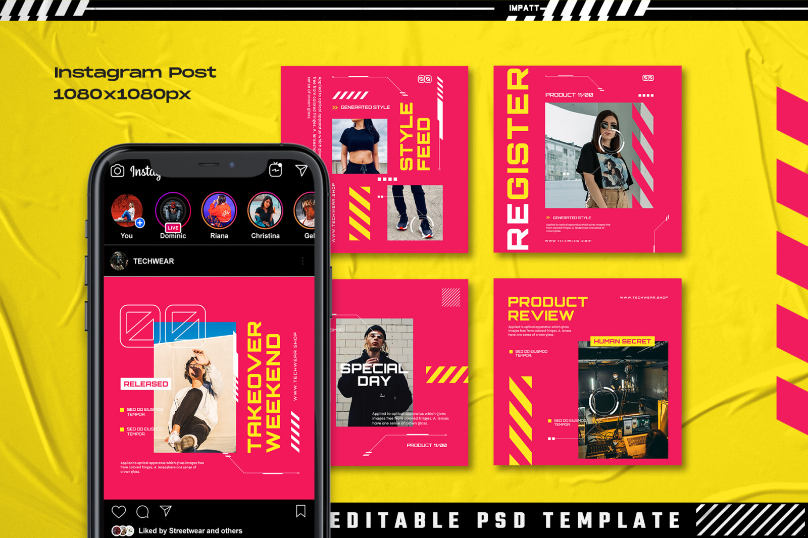 Necko - Instagram Stories & Post Template Necko - Instagram Stories & Post Template