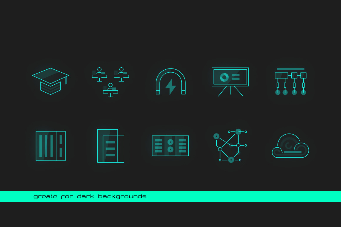 40 Unique Technology Icons