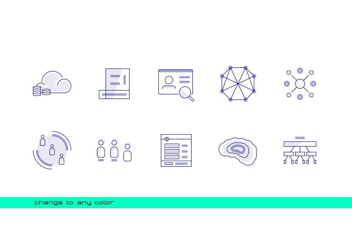 40 Unique Technology Icons
