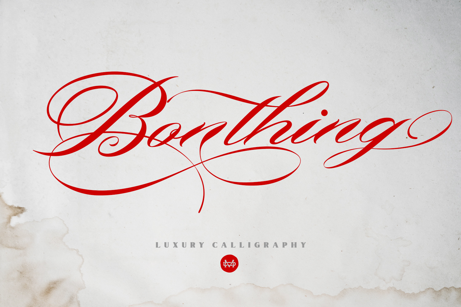 Bonthing - Beautiful Script