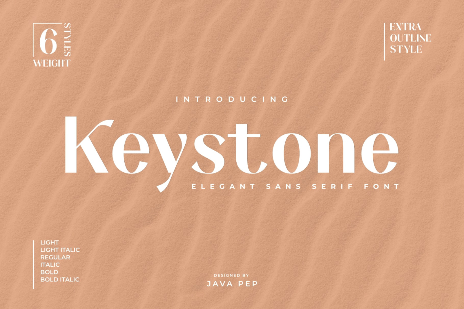 Keystone - an elegant sans