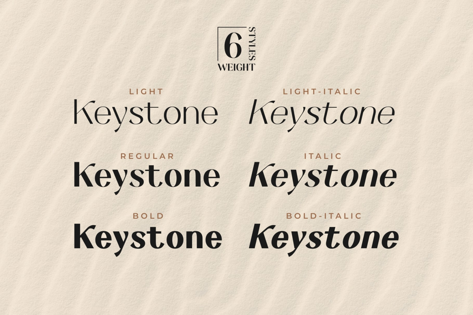 Keystone - an elegant sans