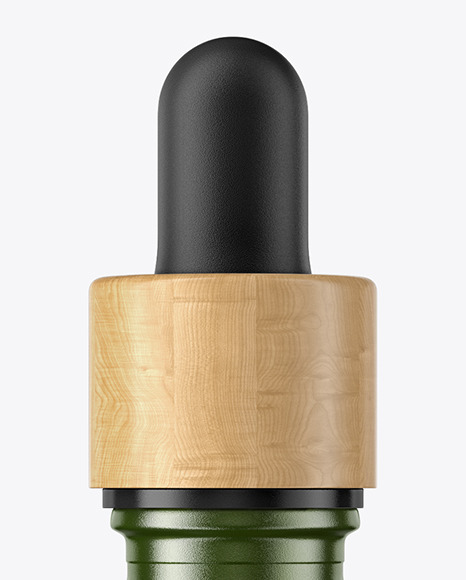 Amber Dropper Bottle Mockup