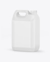 Textured Jerrycan Mockup - Half Side View