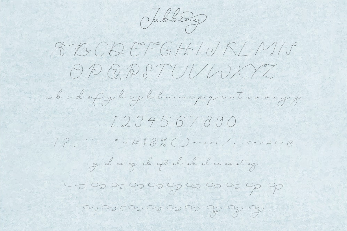 Jabbing Font Duo Jabbing Font Duo