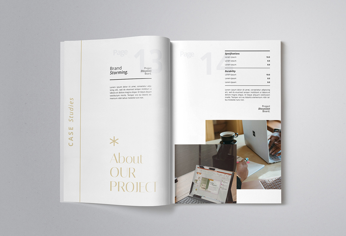 Modern and Minimalist Proposal Indesign Template