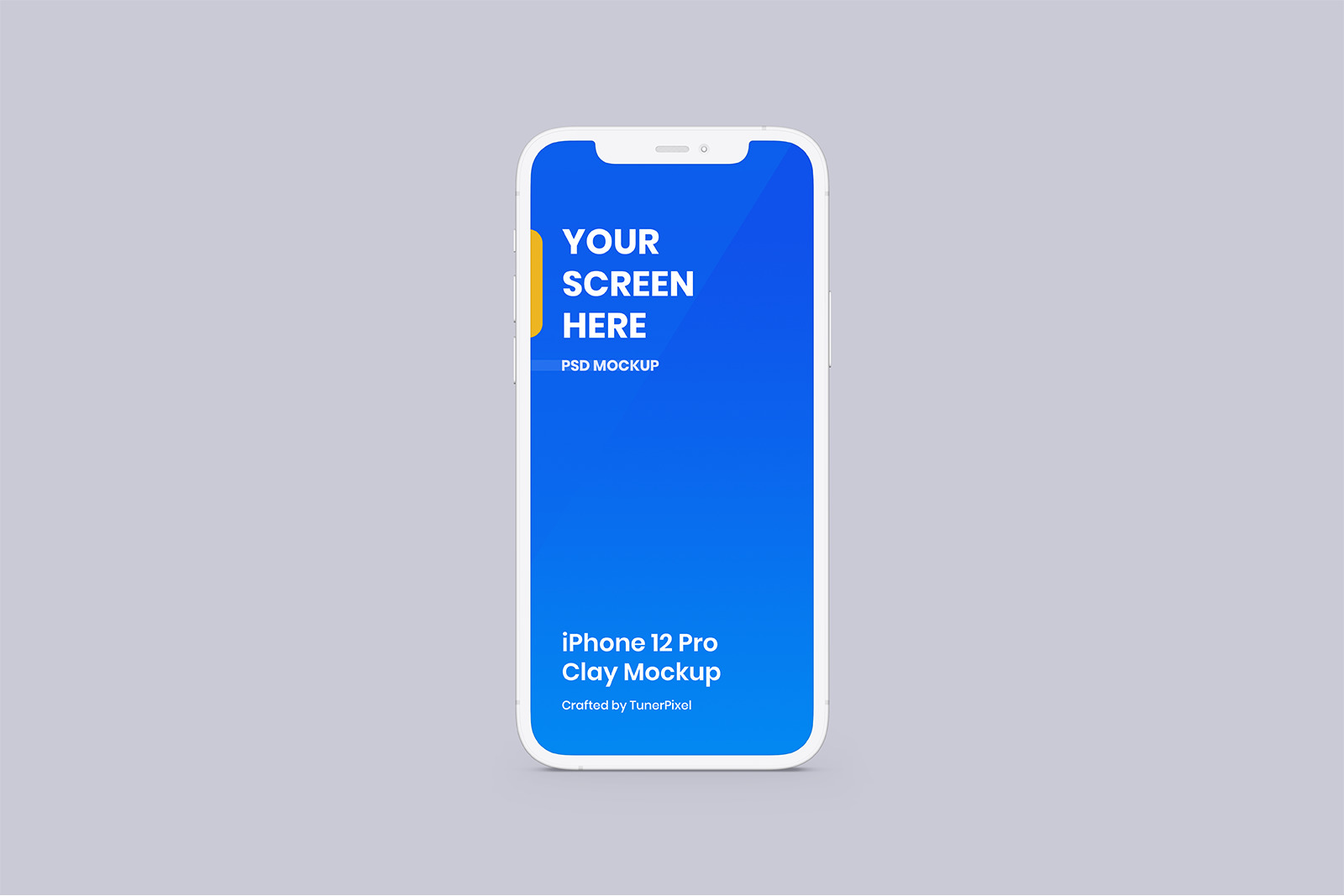 iPhone 12 Pro Clay Mockup 1.0