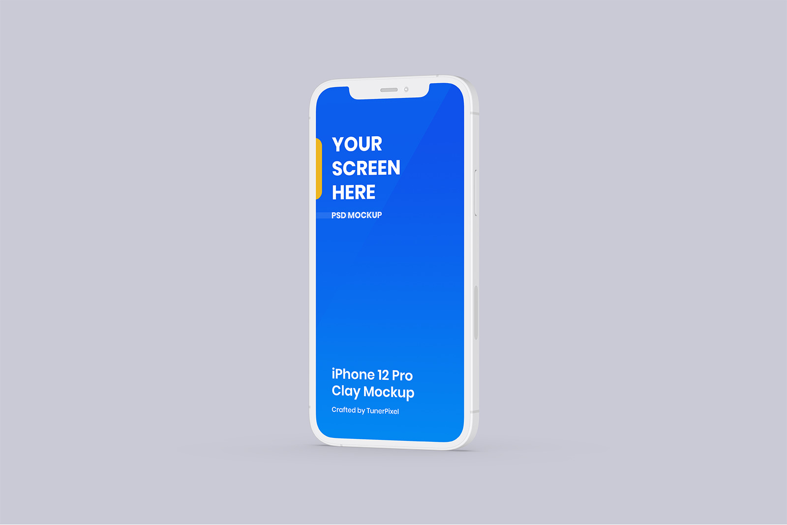 iPhone 12 Pro Clay Mockup 1.0