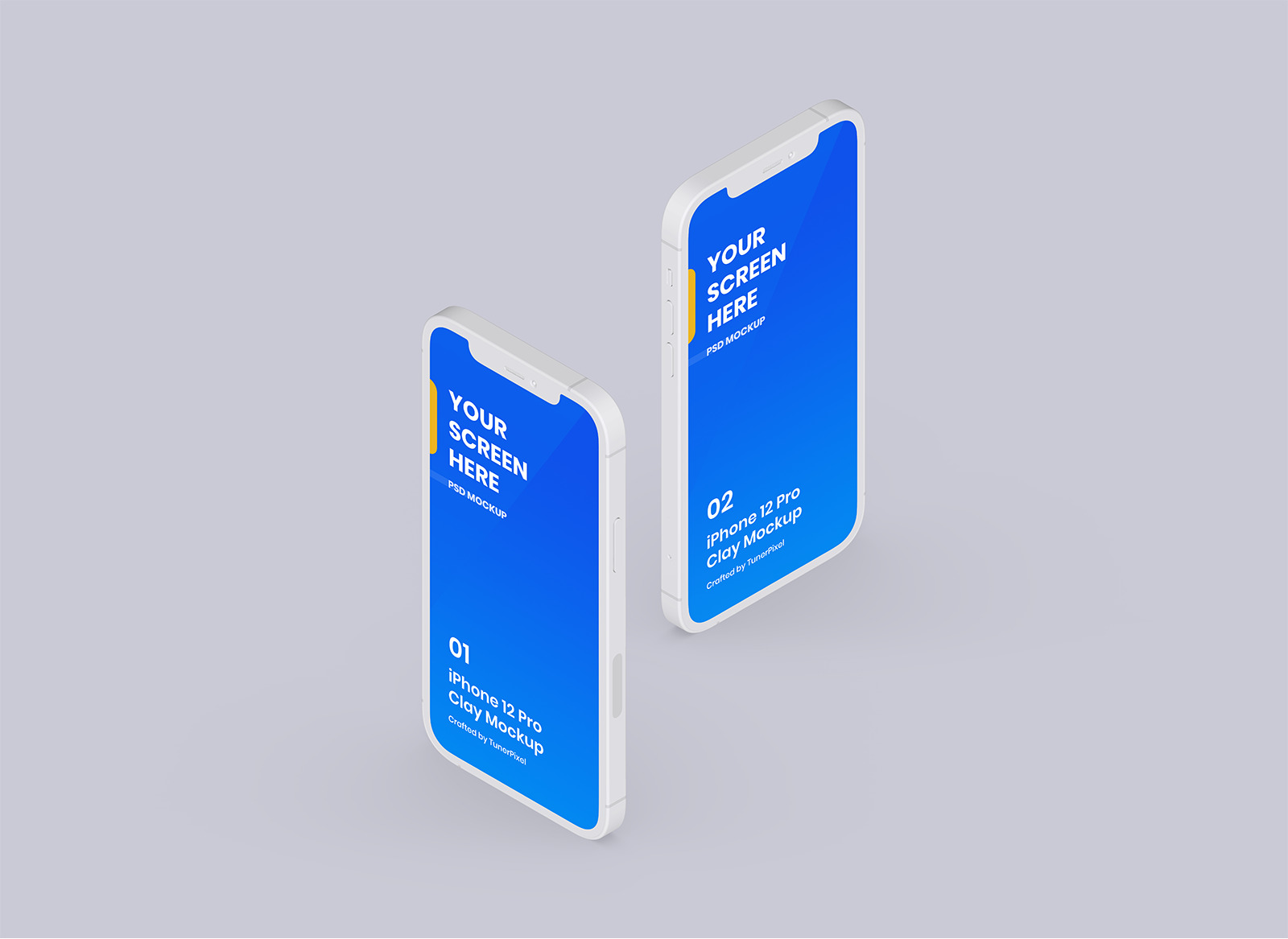 iPhone 12 Pro Clay Mockup 1.0 iPhone 12 Pro Clay Mockup 1.0