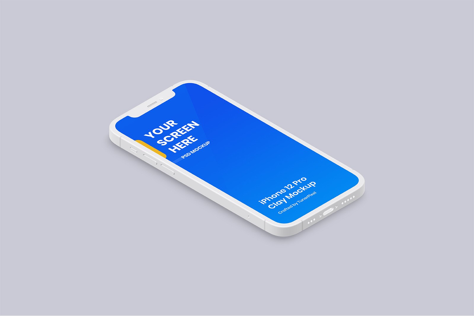 iPhone 12 Pro Clay Mockup 1.0