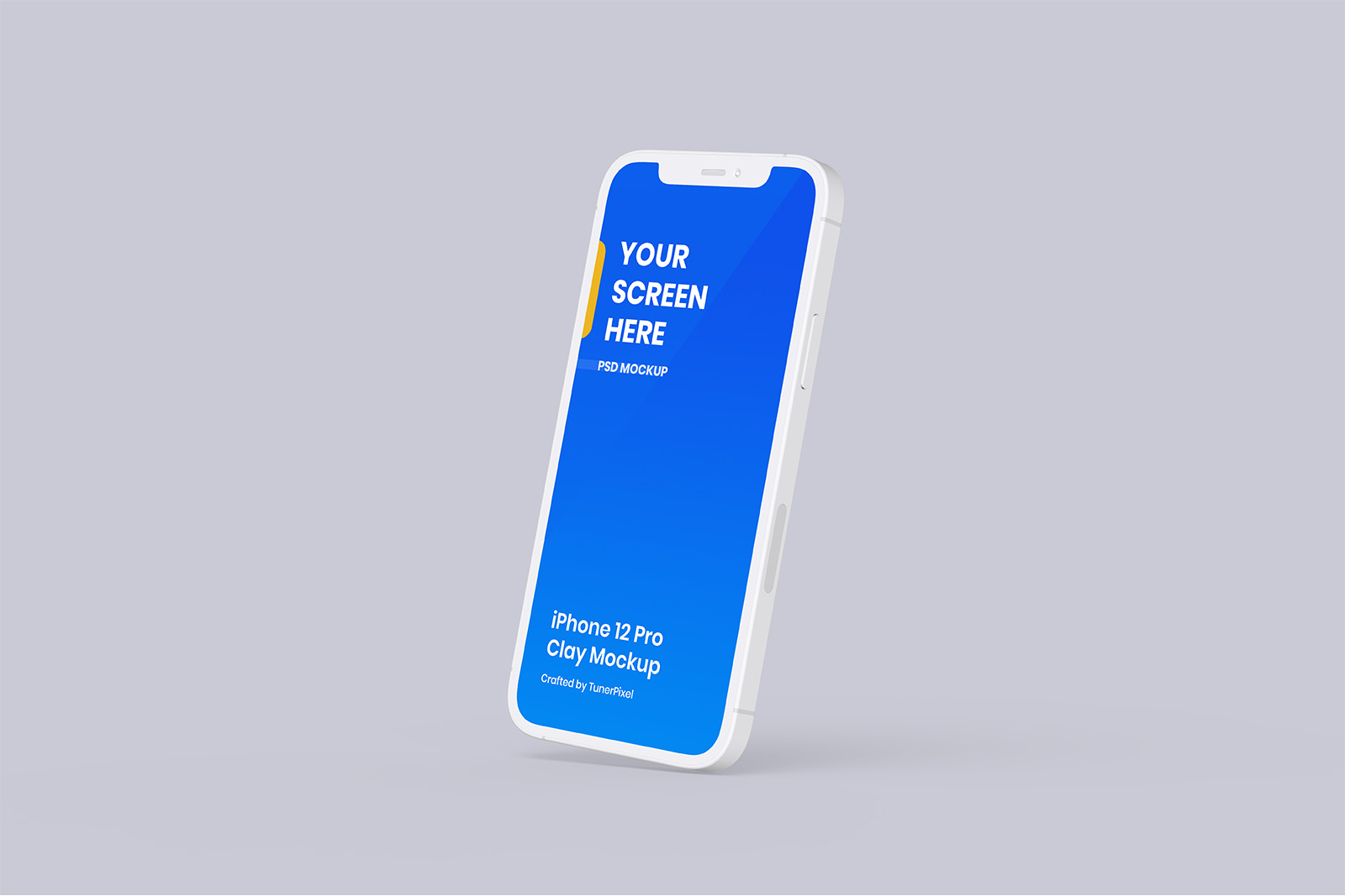 iPhone 12 Pro Clay Mockup 1.0