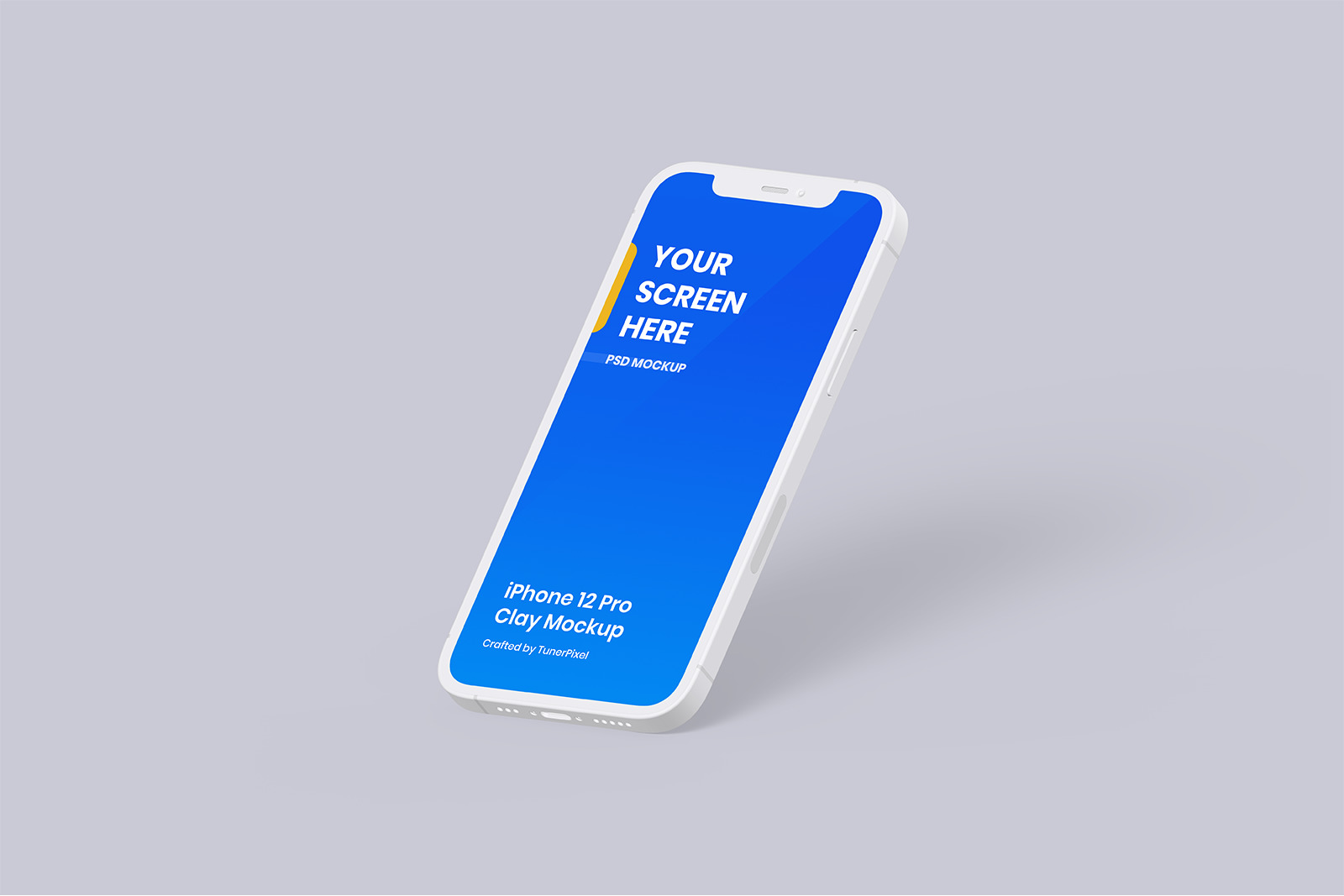 iPhone 12 Pro Clay Mockup 1.0