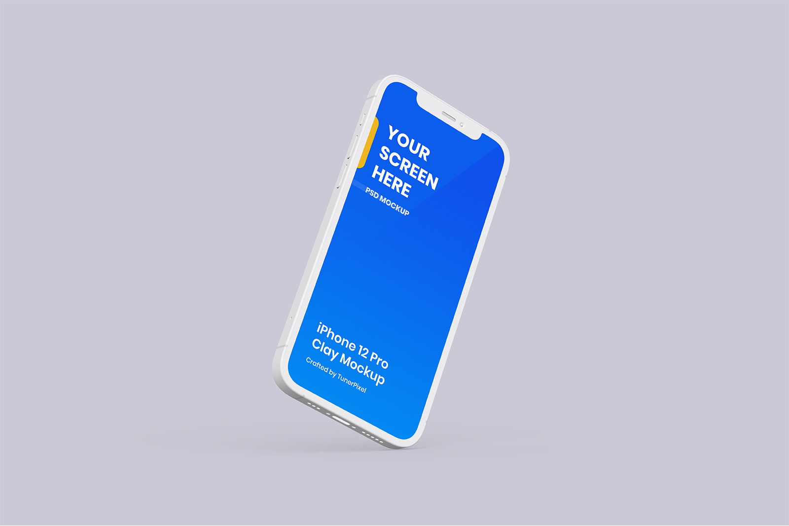 iPhone 12 Pro Clay Mockup 1.0