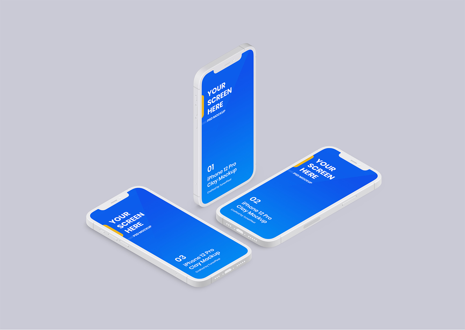 iPhone 12 Pro Clay Mockup 1.0 iPhone 12 Pro Clay Mockup 1.0