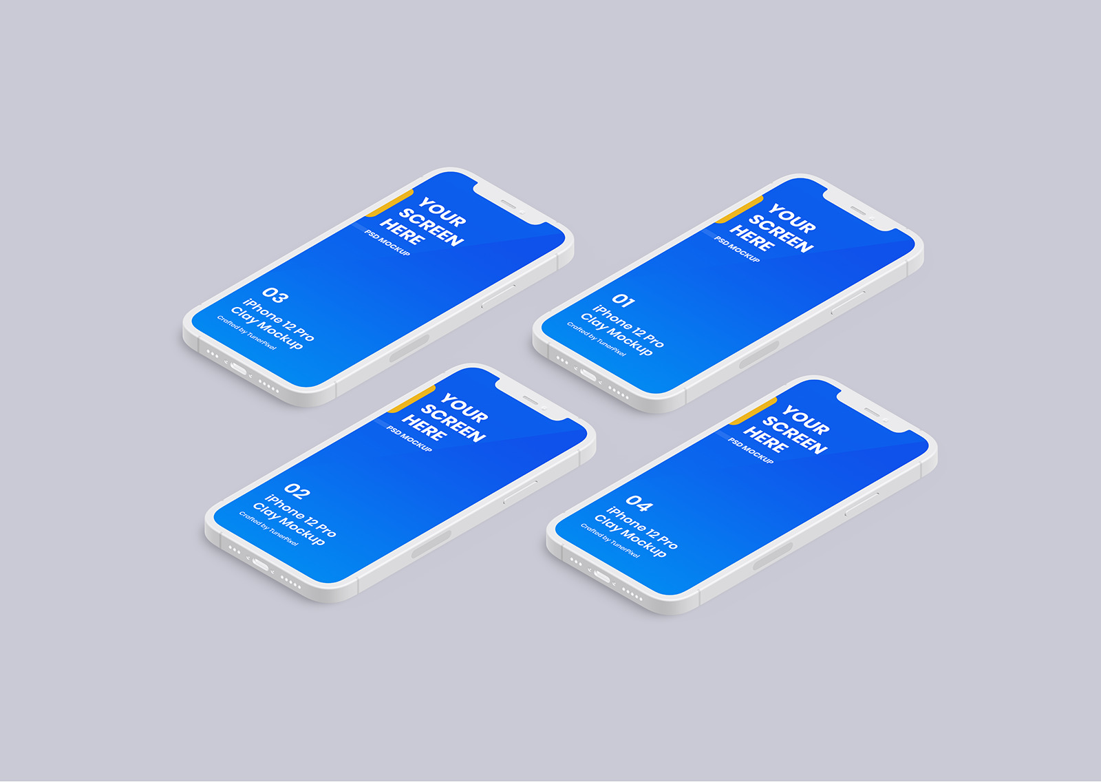 iPhone 12 Pro Clay Mockup 1.0 iPhone 12 Pro Clay Mockup 1.0