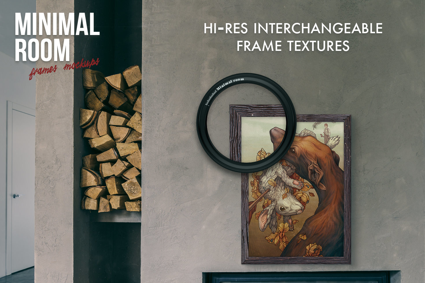 Minimal Room - Frames Mockups
