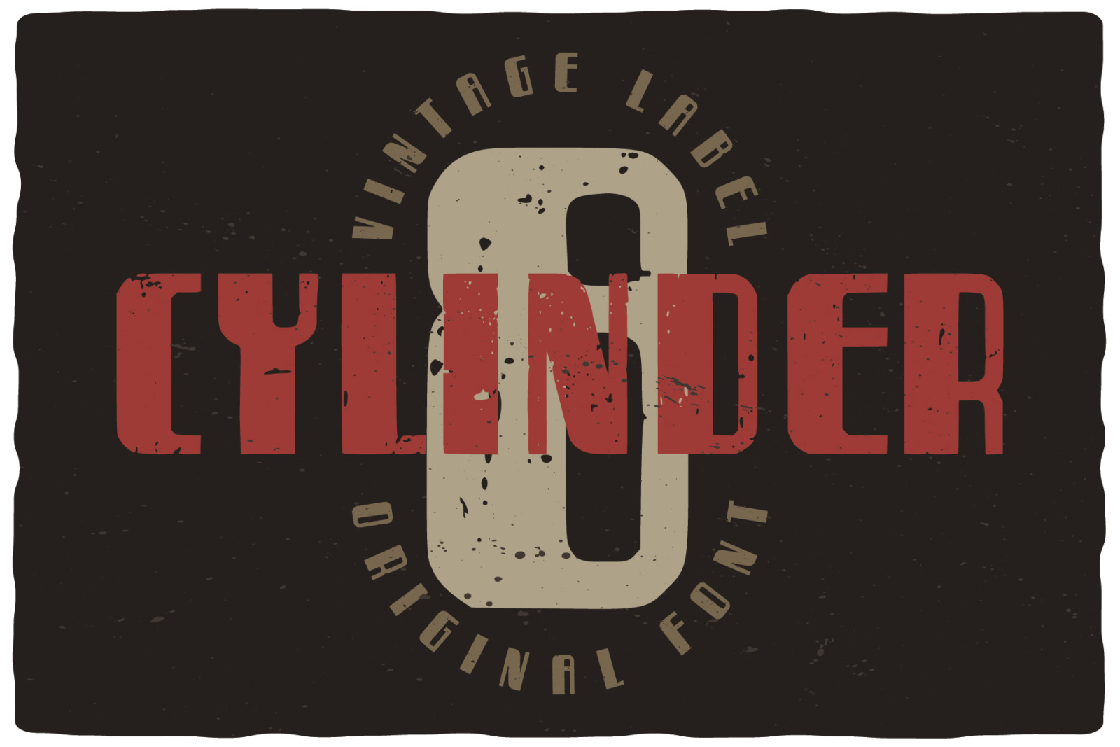 Eight Cylinder Font Eight Cylinder Font