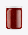 BBQ Sauce Jar Mockup