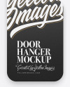 Kraft Door Hanger Mockup