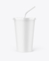 Paper Soda Cup Mockup