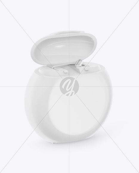 Glossy Dental Floss Box Mockup