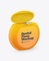 Matte Dental Floss Box Mockup