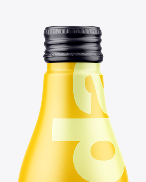 Matte Drink Bottle Mockup