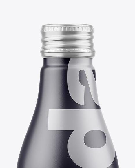 Matte Drink Bottle Mockup