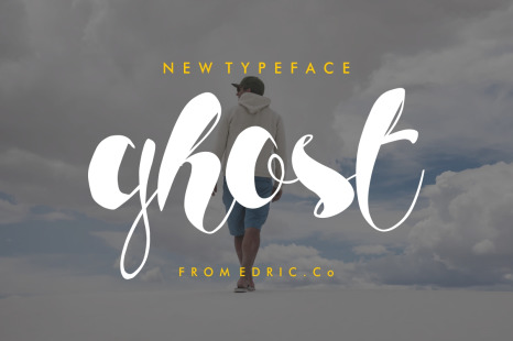 Ghost Script Calligraphy Font Duo - Visuals