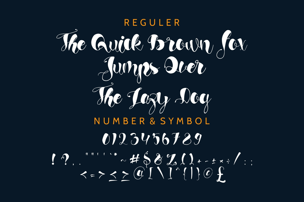 Ghost Script Calligraphy Font Duo