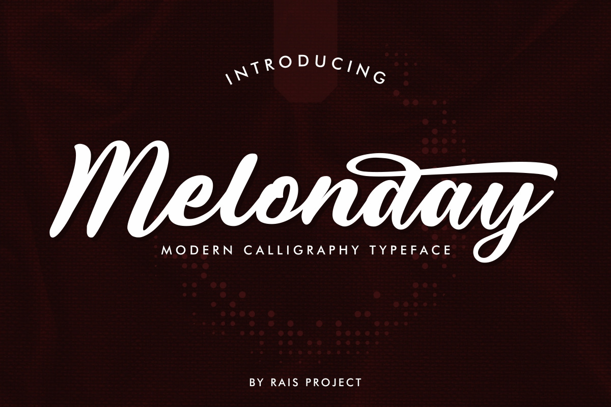 Melonday Font Melonday Font