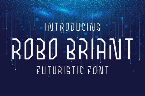 Robo Briant Font - Futuristic fonts