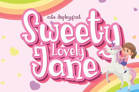 Sweety Jane Font - Fun font