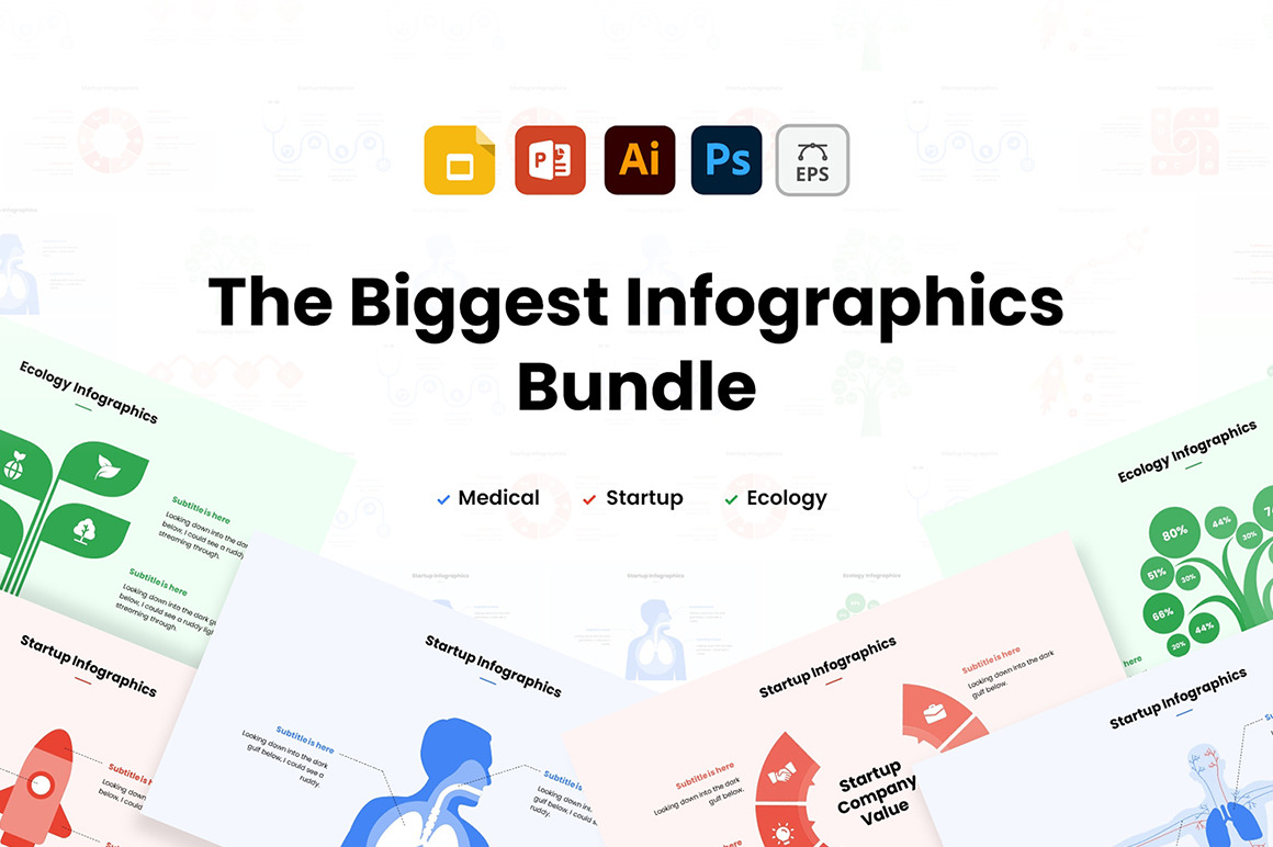 The Biggest Infographic Bundle The Biggest Infographic Bundle