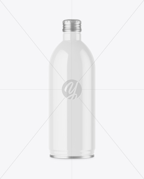 Glossy Bottle Mockup