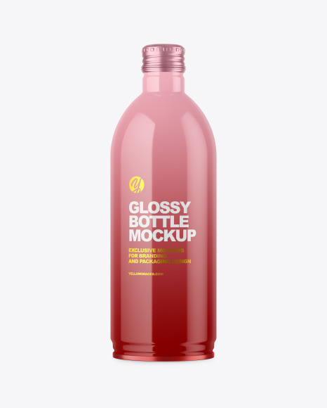 Glossy Bottle Mockup - Bottle+screw+cap+3D+Model+-+FlatPyramid