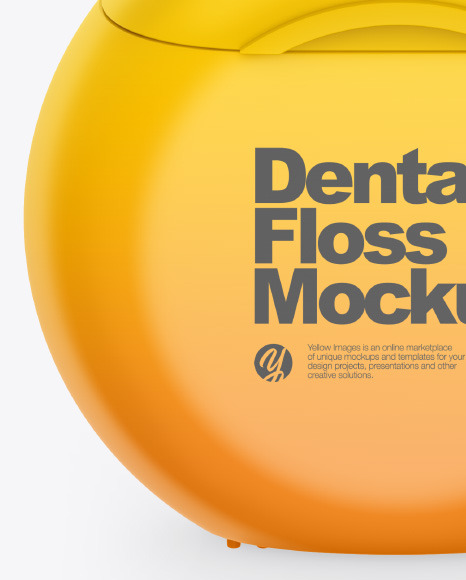 Matte Dental Floss Box Mockup