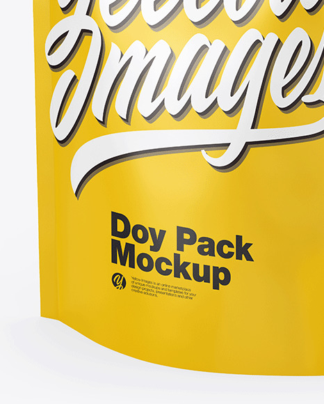 Matte Stand-Up Pouch Mockup