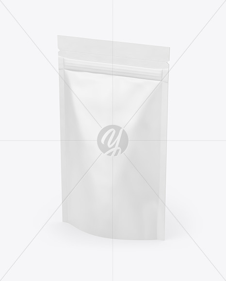 Matte Stand-Up Pouch Mockup